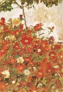 Egon Schiele Field of Flowers Spain oil painting artist